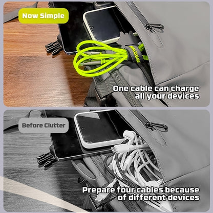 Powerwin PWC240 240W 4-in-1 Fast Charging Cable | PD3.1 USB-C